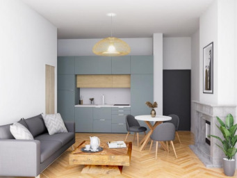 Appartement 2 pièce(s) 34 m²à louer Lyon-2e-arrondissement