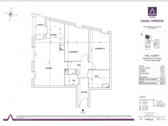 Appartement a louer bondy - 3 pièce(s) - 66 m2 - Surfyn