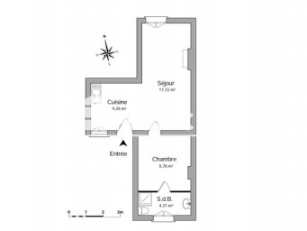 Appartement a louer saint-germain-en-laye - 2 pièce(s) - 40.11 m2 - Surfyn
