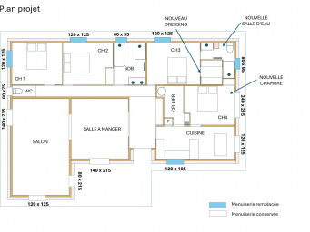 Maison a louer villenave-d'ornon - 5 pièce(s) - 136 m2 - Surfyn