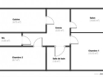 Appartement a louer maisons-alfort - 3 pièce(s) - 44 m2 - Surfyn
