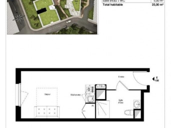 Appartement a louer bobigny - 1 pièce(s) - 25 m2 - Surfyn