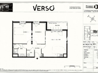 Appartement a louer joue-les-tours - 3 pièce(s) - 60.8 m2 - Surfyn