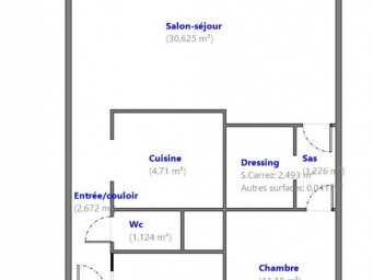 Appartement a louer paris-6e-arrondissement - 3 pièce(s) - 59 m2 - Surfyn