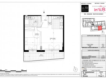Appartement a louer ris-orangis - 2 pièce(s) - 43.74 m2 - Surfyn