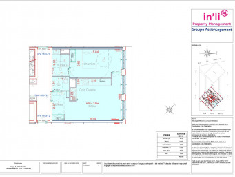 Appartement a louer paris-18e-arrondissement - 2 pièce(s) - 45.4 m2 - Surfyn