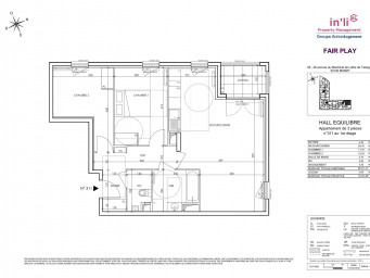Appartement a louer bondy - 3 pièce(s) - 66.7 m2 - Surfyn