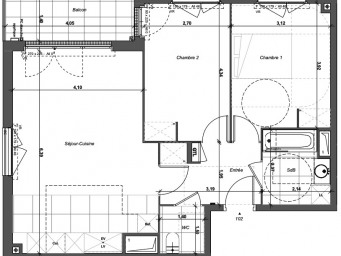 Appartement a louer sannois - 3 pièce(s) - 66 m2 - Surfyn