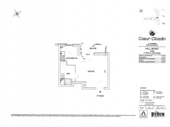 Appartement a louer montmagny - 1 pièce(s) - 25.74 m2 - Surfyn