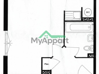 Appartement a louer osny - 1 pièce(s) - 24 m2 - Surfyn