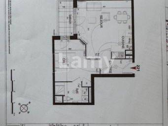 Appartement 2 pièce(s) 46.39 m²à louer Montfermeil