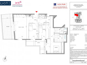 Appartement a louer montmagny - 4 pièce(s) - 80.1 m2 - Surfyn