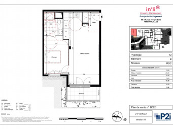 Appartement a louer houilles - 2 pièce(s) - 47.4 m2 - Surfyn