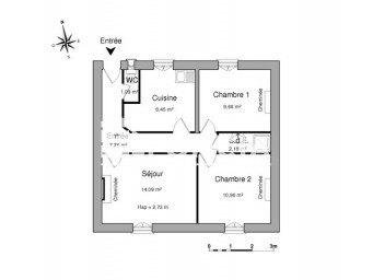 Appartement a louer chartres - 3 pièce(s) - 54.2 m2 - Surfyn