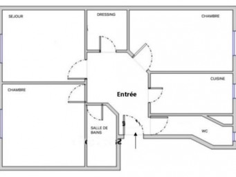 Appartement a louer levallois-perret - 3 pièce(s) - 53 m2 - Surfyn