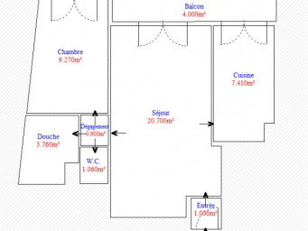 Appartement a louer chaville - 2 pièce(s) - 44.1 m2 - Surfyn