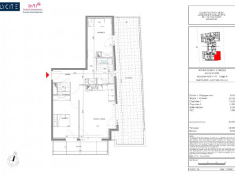 Appartement a louer colombes - 3 pièce(s) - 64.7 m2 - Surfyn