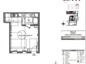 Appartement a louer paris-19e-arrondissement - 1 pièce(s) - 31.8 m2 - Surfyn