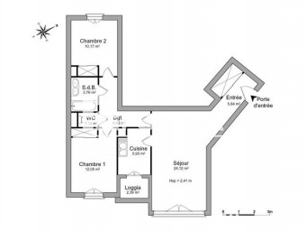 Appartement a louer saint-gratien - 3 pièce(s) - 71.4 m2 - Surfyn