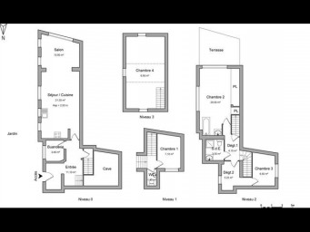 Maison a louer jouy-le-moutier - 6 pièce(s) - 100.8 m2 - Surfyn