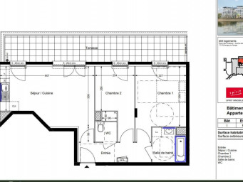 Appartement a louer savigny-le-temple - 3 pièce(s) - 58 m2 - Surfyn