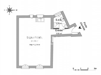 Appartement a louer brunoy - 2 pièce(s) - 35.3 m2 - Surfyn