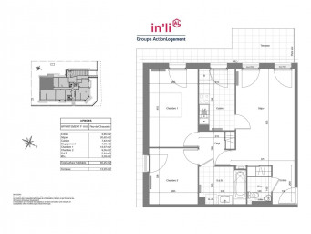 Appartement a louer thiais - 3 pièce(s) - 65.25 m2 - Surfyn
