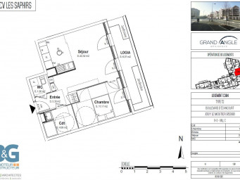 Appartement a louer jouy-le-moutier - 2 pièce(s) - 43.58 m2 - Surfyn