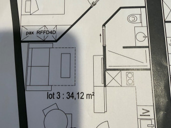 Appartement 2 pièce(s) 34 m²à louer Tassin-la-demi-lune