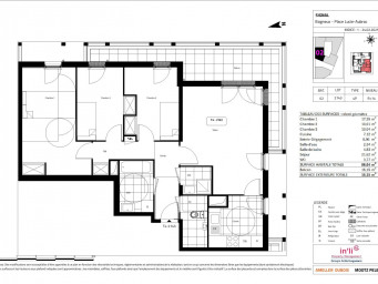 Appartement a louer bagneux - 4 pièce(s) - 86.04 m2 - Surfyn