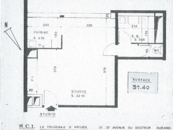 Appartement a louer arcueil - 1 pièce(s) - 31 m2 - Surfyn
