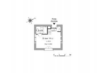 Appartement a louer poitiers - 1 pièce(s) - 17.81 m2 - Surfyn