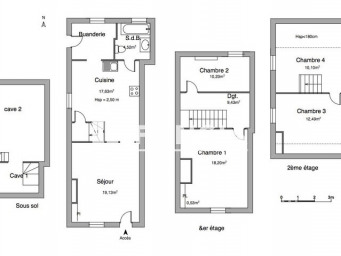 Maison a louer charleville-mezieres - 5 pièce(s) - 107.86 m2 - Surfyn