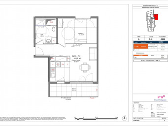 Appartement a louer bagneux - 2 pièce(s) - 45.05 m2 - Surfyn