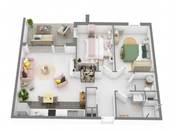 Appartement a louer beziers - 3 pièce(s) - 66 m2 - Surfyn