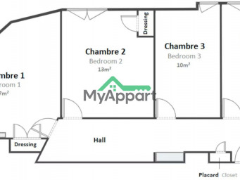 Appartement a louer lyon-7e-arrondissement - 1 pièce(s) - 16 m2 - Surfyn