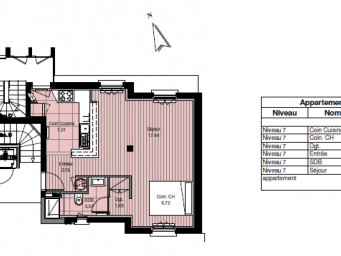 Appartement a louer paris-7e-arrondissement - 1 pièce(s) - 39 m2 - Surfyn