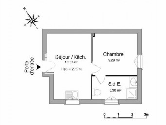 Appartement a louer rueil-malmaison - 2 pièce(s) - 28.5 m2 - Surfyn
