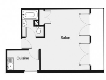 Appartement a louer palaiseau - 1 pièce(s) - 26 m2 - Surfyn