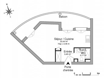Appartement a louer sceaux - 1 pièce(s) - 30.1 m2 - Surfyn
