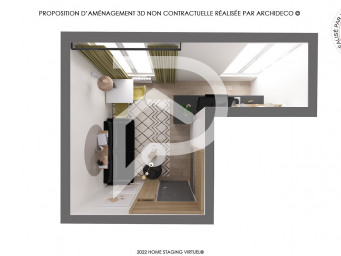 Appartement a louer eragny - 1 pièce(s) - 16.63 m2 - Surfyn