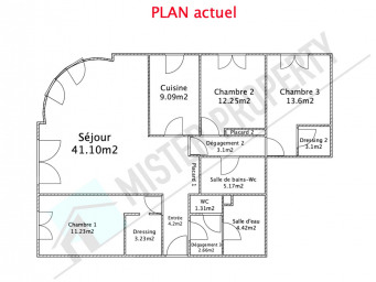Appartement a louer levallois-perret - 4 pièce(s) - 116.68 m2 - Surfyn