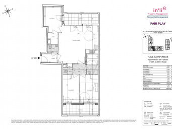 Appartement a louer bondy - 4 pièce(s) - 79.3 m2 - Surfyn