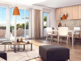 Appartement 2 pièce(s) 53 m²à vendre Paris-13e-arrondissement