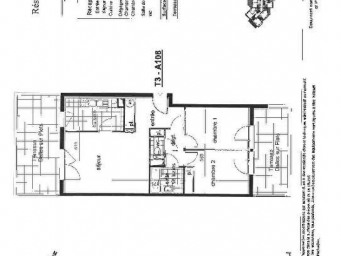 Appartement a louer tours - 3 pièce(s) - 66.3 m2 - Surfyn