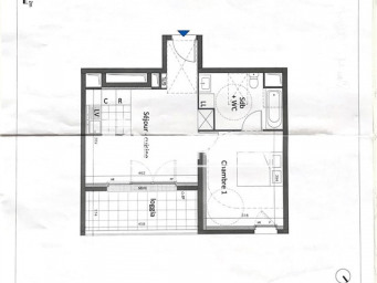 Appartement a louer gennevilliers - 2 pièce(s) - 40.35 m2 - Surfyn