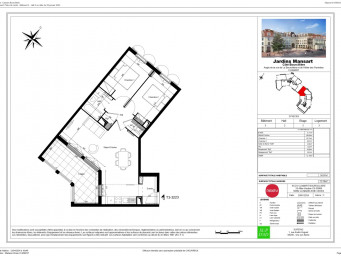 Appartement a louer clamart - 3 pièce(s) - 60.6 m2 - Surfyn