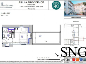Appartement a louer dole - 1 pièce(s) - 20.58 m2 - Surfyn