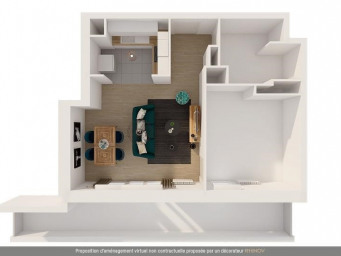 Appartement a louer asnieres-sur-seine - 2 pièce(s) - 41.15 m2 - Surfyn