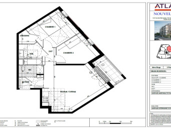 Appartement a louer villemomble - 3 pièce(s) - 60.8 m2 - Surfyn